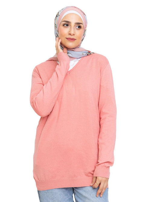 Candy V - Neck Knit Pullover - Khotwh